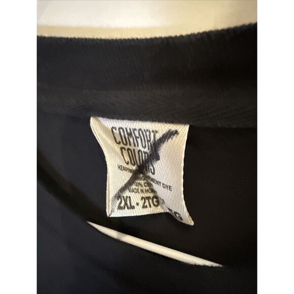 BIG & TALL Comfort Colors Graphic TShirt Black 2XL NWOT - Picture 2 of 4